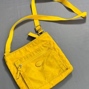 Coach Vibrant Yellow Crossbody Bag